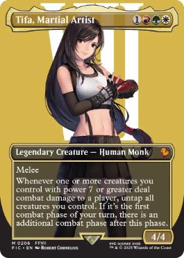 [206]【EN】【FOIL】■ボーダーレス■格闘家、ティファ/Tifa, Martial Artist【FIC】[M][多色]