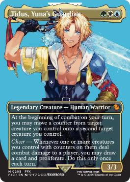 [205]【EN】【FOIL】■ボーダーレス■ユウナのガード、ティーダ/Tidus, Yuna's Guardian【FIC】[M][多色]