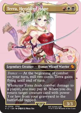 [204]【EN】【FOIL】■ボーダーレス■魔導の力を持つ少女、ティナ/Terra, Herald of Hope【FIC】[M][多色]