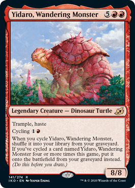 [141]【EN】【FOIL】さまよう怪物、イダーロ/Yidaro, Wandering Monster【IKO】[R][赤]