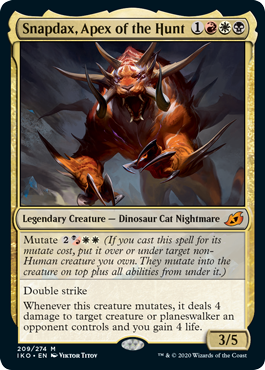 [209]【EN】【FOIL】猟の頂点、スナップダックス/Snapdax, Apex of the Hunt【IKO】[M][多色]
