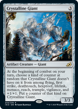 [234]【EN】【FOIL】結晶の巨人/Crystalline Giant【IKO】[R][茶]