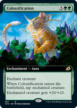 [327]【EN】【FOIL】■拡張アート■著大化/Colossification【IKO】[R][緑]