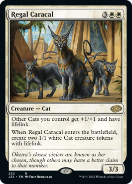[232]【EN】威厳あるカラカル/Regal Caracal【J22】[R][白]