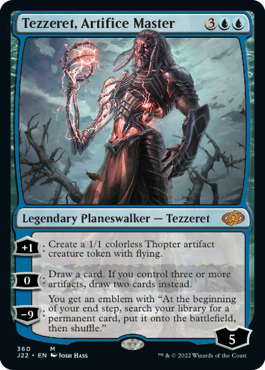 [360]【EN】工匠の達人、テゼレット/Tezzeret, Artifice Master【J22】[M][青]