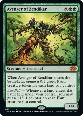 [629]【EN】ゼンディカーの報復者/Avenger of Zendikar【J22】[M][緑]