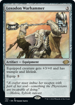 [784]【EN】ロクソドンの戦槌/Loxodon Warhammer【J22】[R][茶]