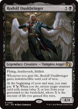 [482]【EN】黄昏をもたらす者、ロドルフ/Rodolf Duskbringer【J25】[R][黒]