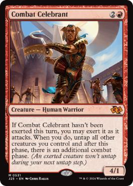[531]【EN】戦闘の祝賀者/Combat Celebrant【J25】[M][赤]