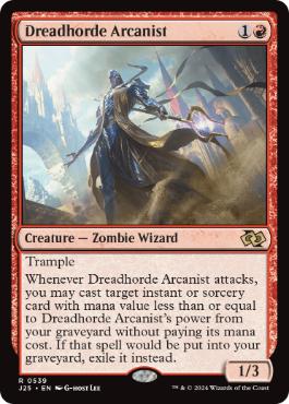 [539]【EN】戦慄衆の秘儀術師/Dreadhorde Arcanist【J25】[R][赤]