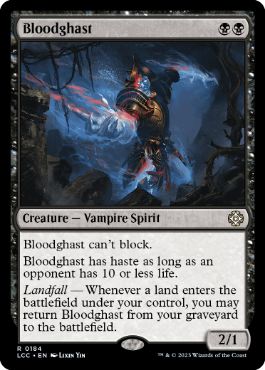 [184]【EN】恐血鬼/Bloodghast【LCC】[R][黒]