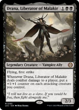 [193]【EN】マラキールの解放者、ドラーナ/Drana, Liberator of Malakir【LCC】[M][黒]