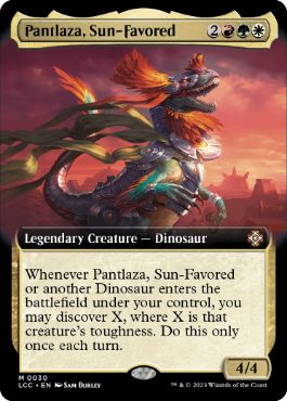 [030]【EN】■拡張アート■太陽の寵児、パントラザ/Pantlaza, Sun-Favored【LCC】[M][多色]