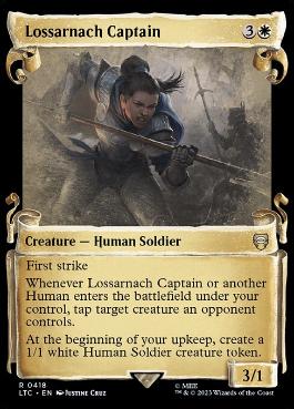 [418]【EN】■ショーケース■ロッサールナハの隊長/Lossarnach Captain【LTC】[R][白]