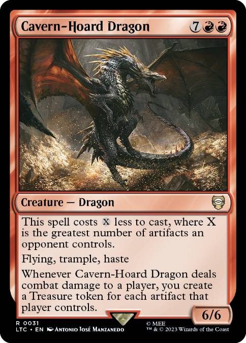[031]【EN】洞窟に宝蓄えしドラゴン/Cavern-Hoard Dragon【LTC】[R][赤]