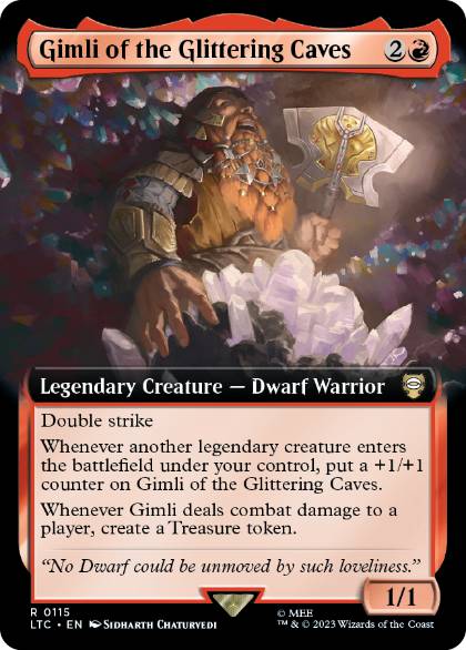 [115]【EN】■拡張アート■燦光洞のギムリ/Gimli of the Glittering Caves【LTC】[R][赤]
