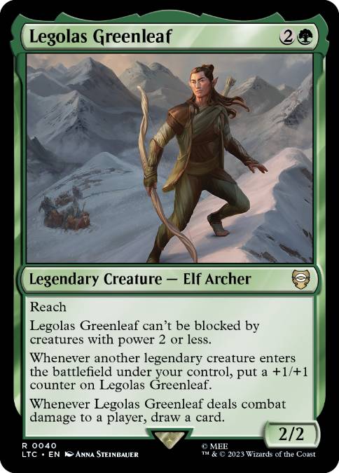 [040]【EN】緑葉のレゴラス/Legolas Greenleaf【LTC】[R][緑]