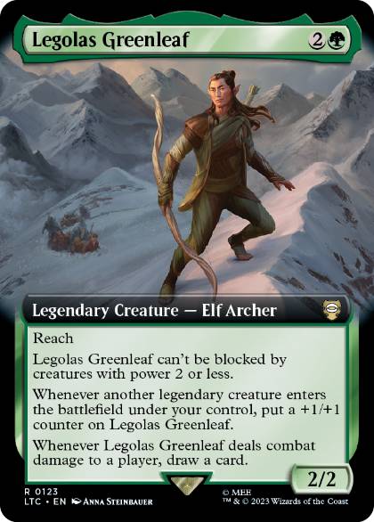[123]【EN】■拡張アート■緑葉のレゴラス/Legolas Greenleaf【LTC】[R][緑]
