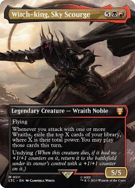 [511]【EN】■ボーダーレス■Witch-king, Sky Scourge【LTC】[M][多色]