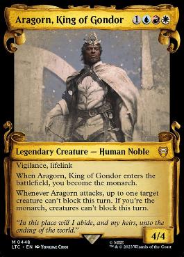 [448]【EN】■ショーケース■ゴンドールの王、アラゴルン/Aragorn, King of Gondor【LTC】[M][多色]