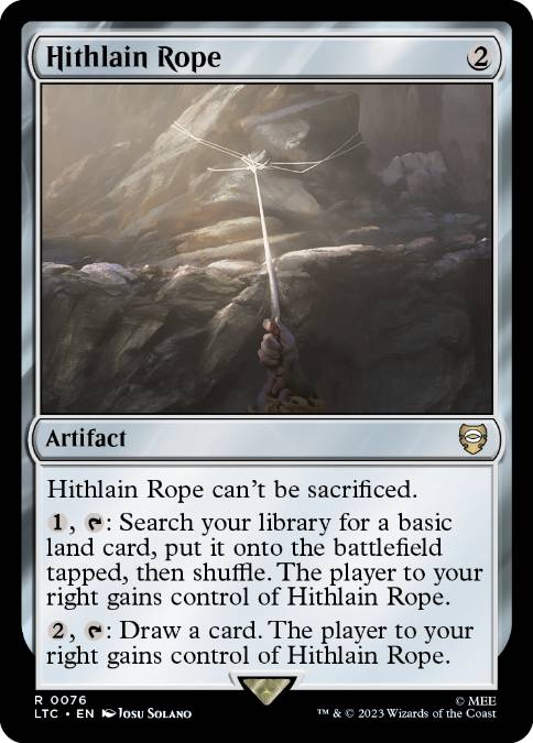[076]【EN】ヒスラインの綱/Hithlain Rope【LTC】[R][茶]