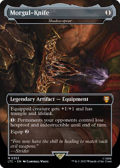 [353]【EN】影槍/Shadowspear【LTC】[M][茶]