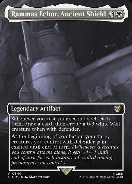 [549]【EN】【サージFOIL】■ボーダーレス■Rammas Echor, Ancient Shield【LTC】[R][白]