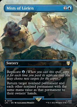 [501]【EN】【FOIL】■ボーダーレス■Mists of Lórien【LTC】[R][青]