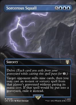 [548]【EN】【サージFOIL】■ボーダーレス■Sorcerous Squall【LTC】[R][青]