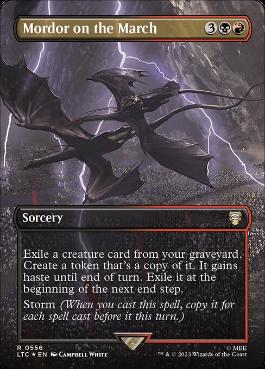 [556]【EN】【サージFOIL】■ボーダーレス■Mordor on the March【LTC】[R][多色]