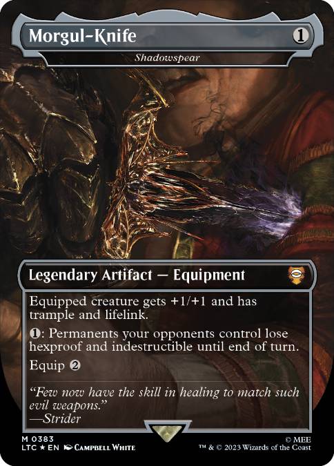 [383]【EN】【サージFOIL】影槍/Shadowspear【LTC】[M][茶]