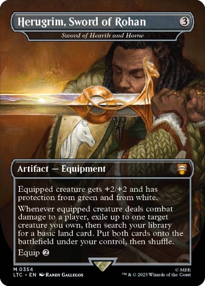 [354]【EN】【FOIL】家庭と故郷の剣/Sword of Hearth and Home【LTC】[M][茶]