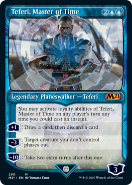 [290]【EN】■ショーケース■時の支配者、テフェリー/Teferi, Master of Time【M21】[M][青]
