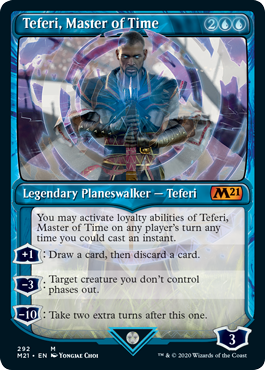 [292]【EN】■ショーケース■時の支配者、テフェリー/Teferi, Master of Time【M21】[M][青]