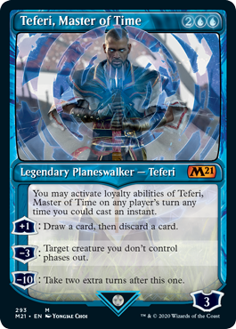 [293]【EN】■ショーケース■時の支配者、テフェリー/Teferi, Master of Time【M21】[M][青]