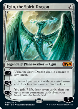 [001]【EN】【FOIL】精霊龍、ウギン/Ugin, the Spirit Dragon【M21】[M][無]