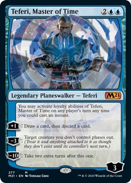 [277]【EN】【FOIL】時の支配者、テフェリー/Teferi, Master of Time【M21】[M][青]
