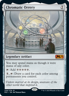 [228]【EN】【FOIL】彩色の宇宙儀/Chromatic Orrery【M21】[M][茶]