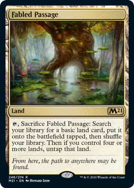 [246]【EN】【FOIL】寓話の小道/Fabled Passage【M21】[R][土地]