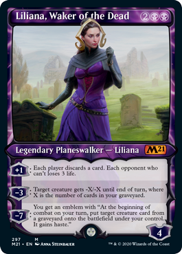 [297]【EN】■ショーケース■死者を目覚めさせる者、リリアナ/Liliana, Waker of the Dead【M21】[M][黒]