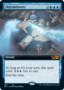 [349]【EN】【FOIL】■拡張アート■不連続性/Discontinuity【M21】[M][青]