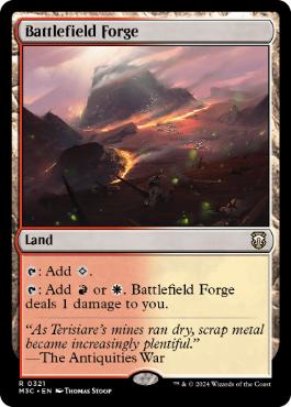 [321]【EN】戦場の鍛冶場/Battlefield Forge【M3C】[R][土地]