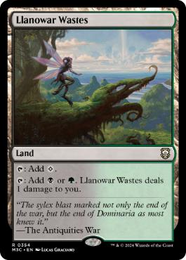 [354]【EN】ラノワールの荒原/Llanowar Wastes【M3C】[R][土地]