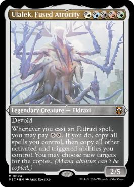 [024]【EN】【エッチングFOIL】合体した非道、ウラレック/Ulalek, Fused Atrocity【M3C】[M][多色]