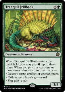 [024]【EN】【FOIL】温厚な襞背/Tranquil Frillback【MAT】[R][緑]