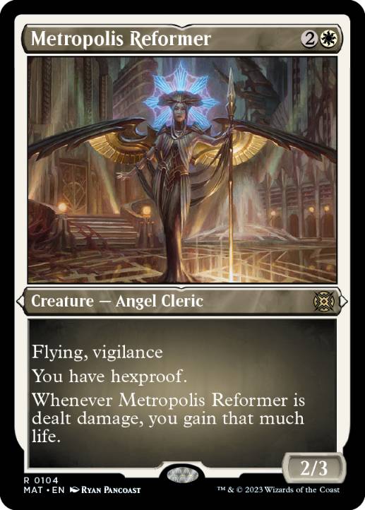 [104]【EN】【エッチングFOIL】大都市の改革家/Metropolis Reformer【MAT】[R][白]