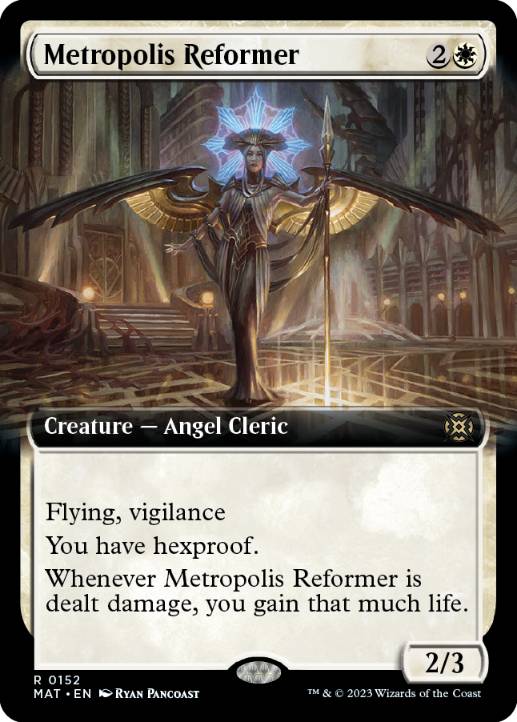 [152]【EN】【FOIL】■拡張アート■大都市の改革家/Metropolis Reformer【MAT】[R][白]