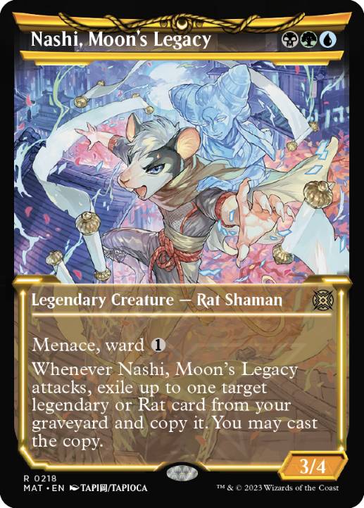 [218]【EN】【ハローFOIL】■ショーケース■月の後裔、ナシ/Nashi, Moon's Legacy【MAT】[R][多色]