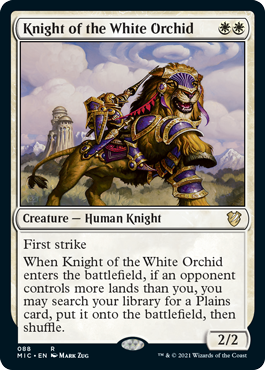 [088]【EN】白蘭の騎士/Knight of the White Orchid【MIC】[R][白]