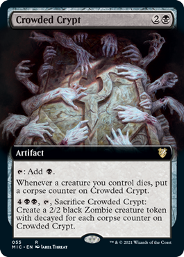 [055]【EN】■拡張アート■雑沓する墓所/Crowded Crypt【MIC】[R][黒]